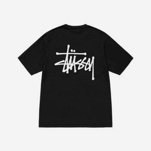 스투시 반팔티 추천 순위 스투시 반팔티 피그먼트 로고 티셔츠 블랙 [국내매장판] BASIC STUSSY TEE PIGMENT DYED TOP 비교 싸게 파는곳